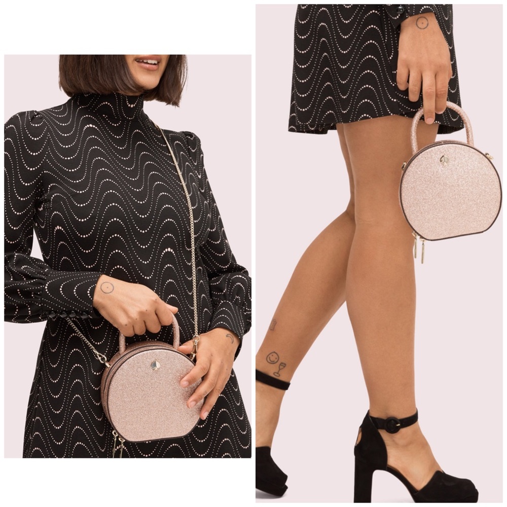 Kate Spade andi glitter mini canteen shoulder bag - Picture 8 of 8